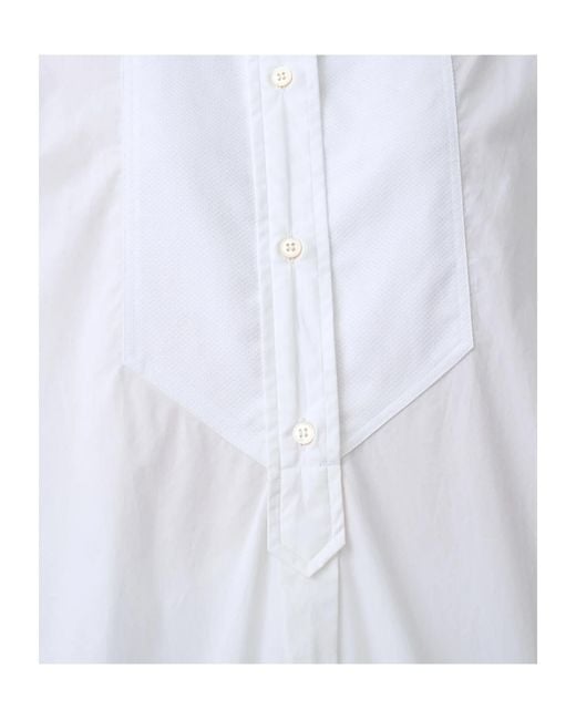 Studio Nicholson White Lalon Dress