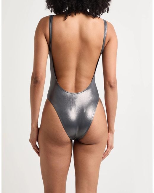 DIESEL Gray One-Piece Swimsuits