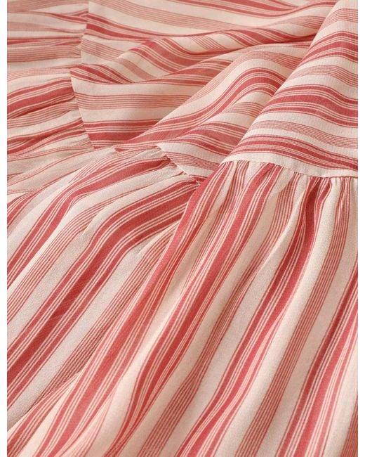 Zimmermann Pink Bohemien Rebellion Midi Skirt