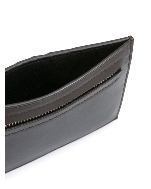 Bottega Veneta Black Woven Card Bag for men
