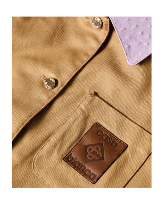 Casablanca Brown Casual Blazer With Lapel