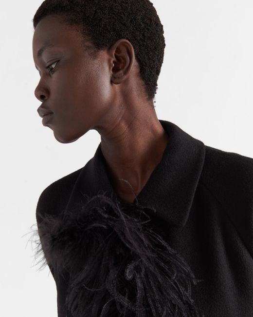 Prada Black Single-Breasted Coats