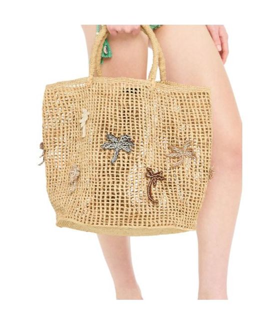 Alanui Natural Where The Waves Begins Tote Bag