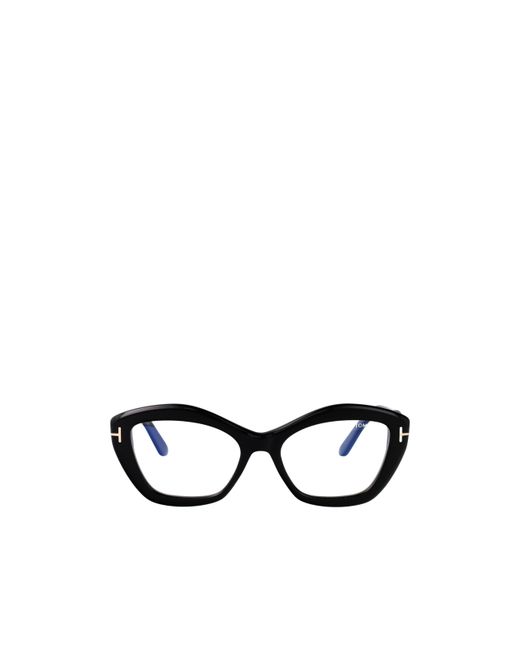 Tom Ford White Eyewear Cat-Eye Frame Glasses