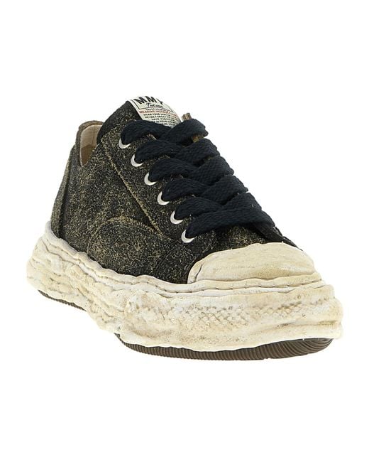 Maison Mihara Yasuhiro Black Peterson 23 Lace-Up Sneakers for men