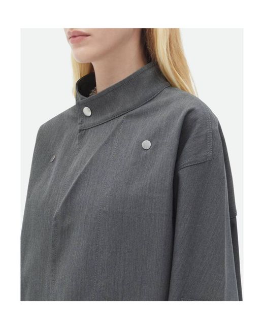 Bottega Veneta Gray Bonded Jacket