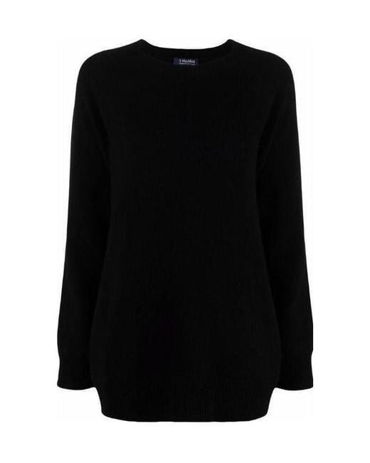 Max Mara Black Casual Pullover