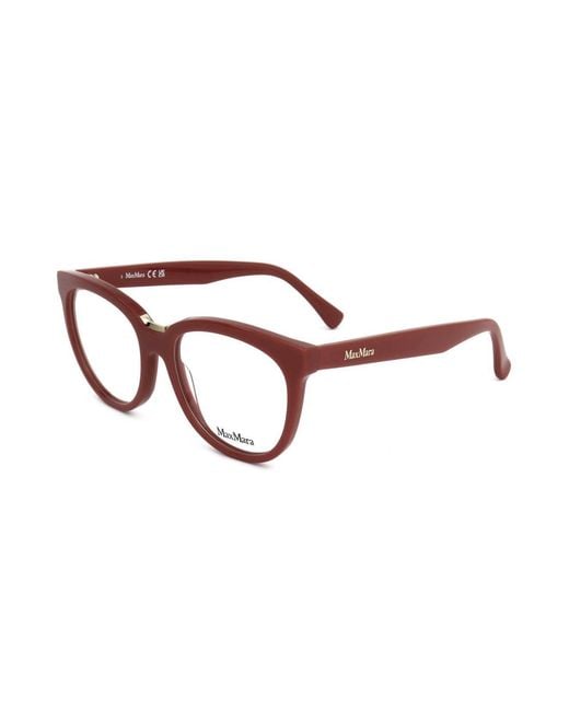 Max Mara White Round Frame Glasses