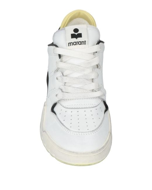 Isabel Marant White Solid Color Sneakers