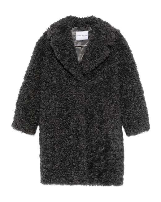 Stand Studio Black Single-Breasted Coats