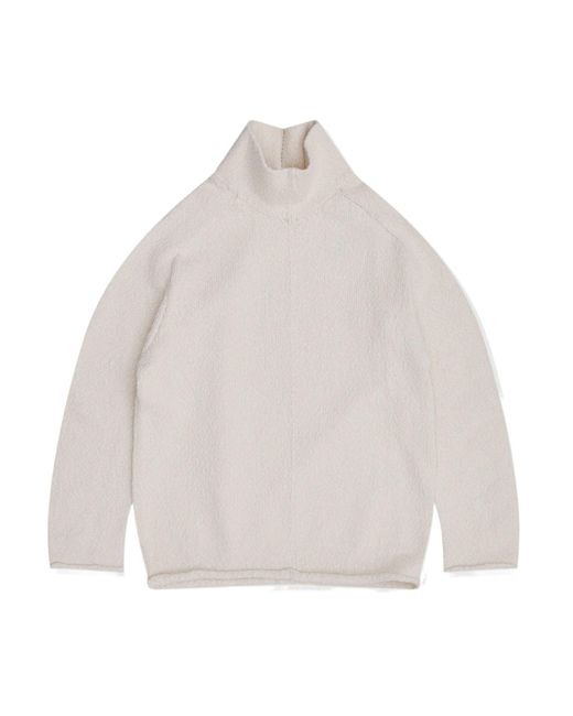 Bottega Veneta Natural Compact High Neck Jumper