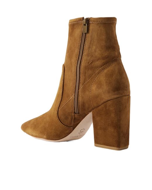 Loeffler Randall Brown Isla Suede Ankle Boots