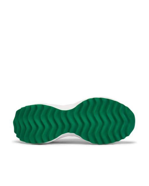 Casablanca Green Atlantis Perforated Lace-Up Sneakers for men