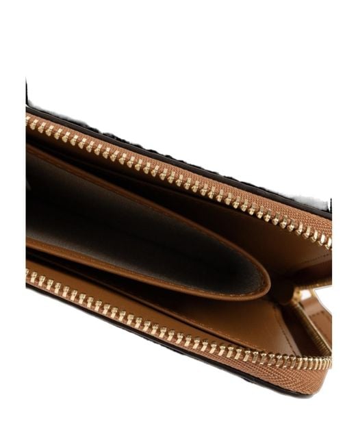 MCM Brown Logo Wallet