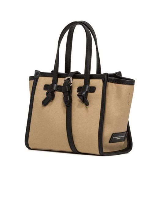 Gianni Chiarini Natural Logo Shoulder Bag