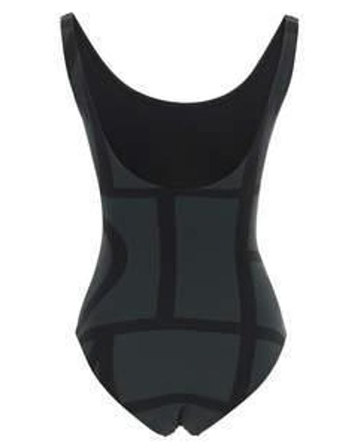 Totême  Black Totême Sleeveless Crewneck Swimsuit