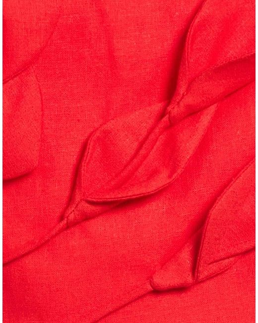 Farm Rio Red Sleeveless Cropped Top
