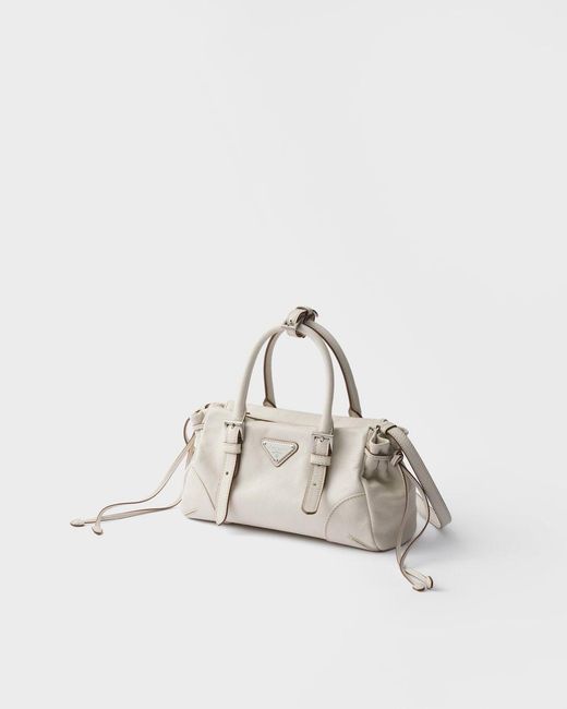 Prada Metallic Karin Small Leather Bag