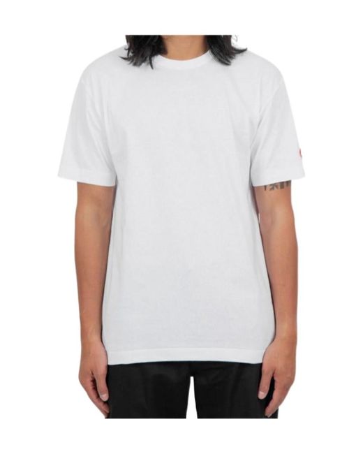 COMME DES GARÇONS PLAY White Crew Neck T-Shirt for men