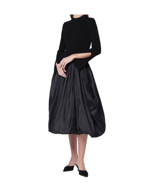 Jonathan Simkhai Black Kenlie Midi Dress