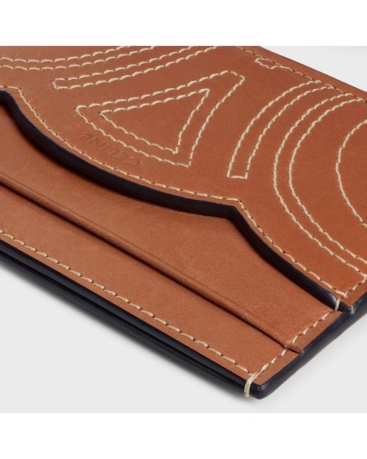 Céline Brown Card Holder
