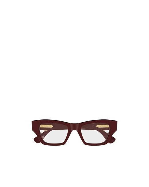 Cartier Multicolor Cat Eye Frame Glasses
