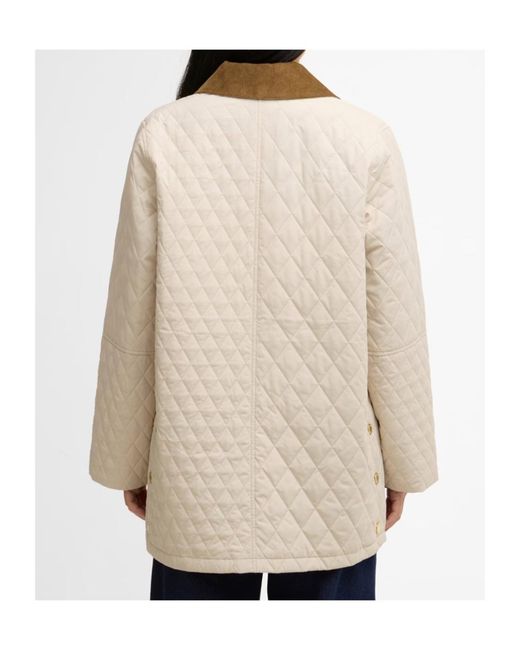 Barbour Natural Logo Quilted Jacket