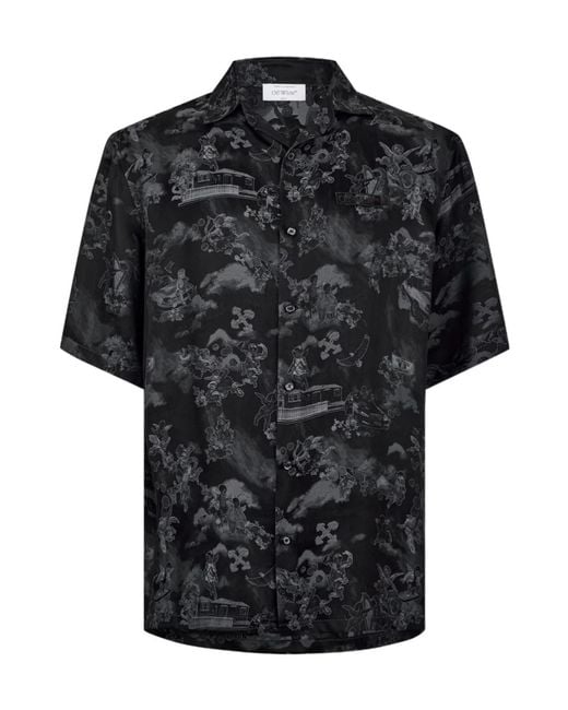 Off-White c/o Virgil Abloh Black Short Sleeve Shirt for men