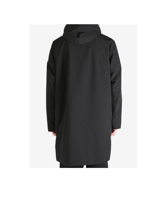Stone Island Black Padded Coat for men