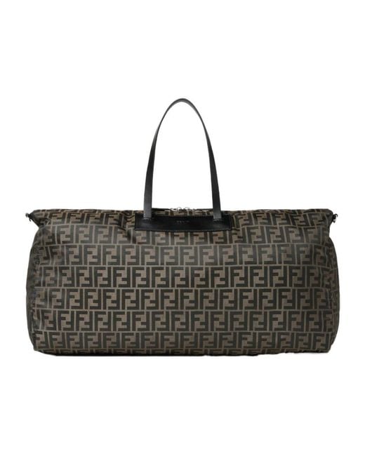 Fendi Black Ff Light Duffle for men