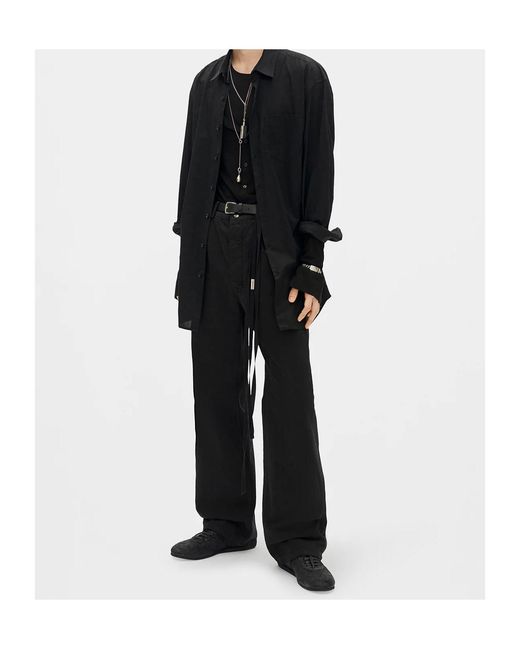 Ann Demeulemeester Blue Light Cotton for men