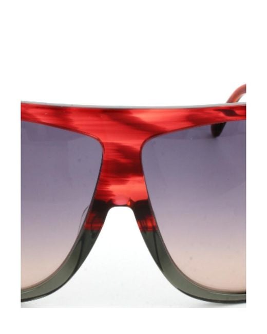 Loewe Purple Round Frame Sunglasses