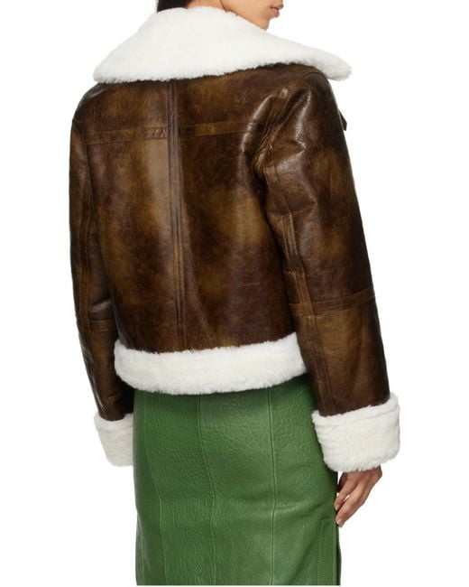 Stand Studio Brown Lorelle Zipped Jacket