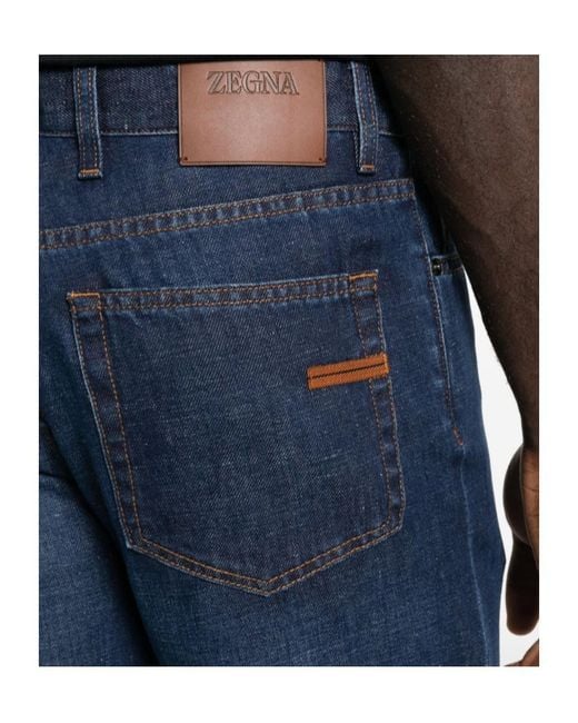 Zegna Blue City Jeans for men
