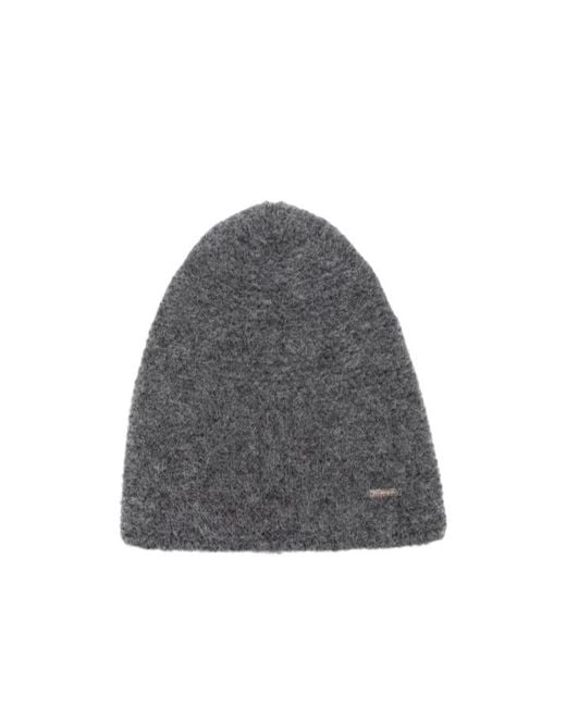 DSquared² Gray Logo-Detail Beanie