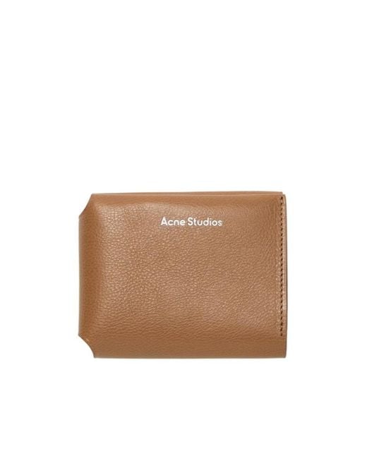 Acne Brown Fold Wallet