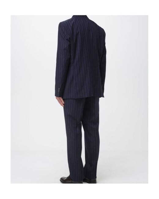 Boss Blue Boss Two-Piece Striped Tailored Suit for men