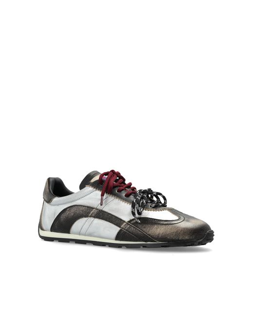 DSquared² Black Round-Toe Sneakers for men