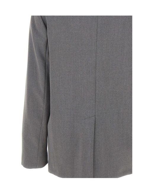 Kaos Gray Single-Breasted Blazer