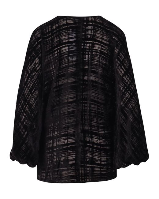 Gianluca Capannolo Black Crew-Neck Top