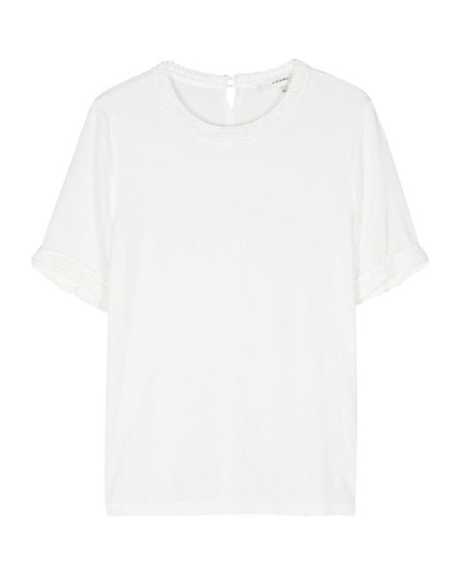 FRAME White Short-Sleeved T-Shirt