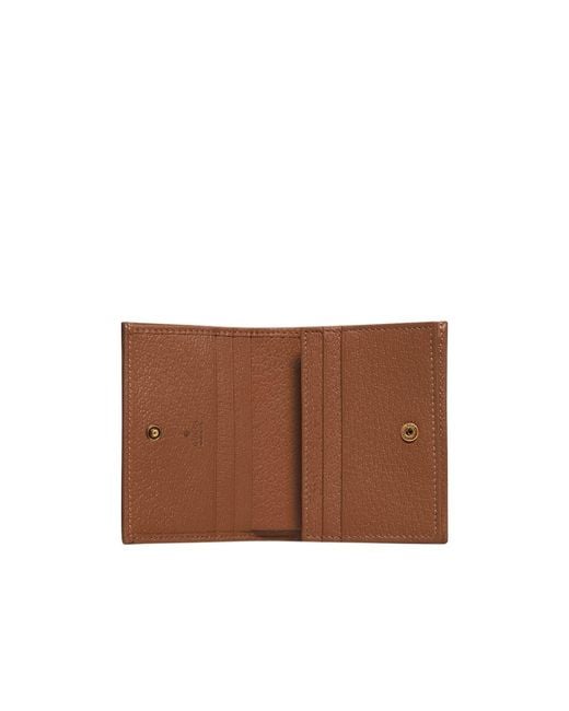 Gucci Brown Diana Card Holder Wallet
