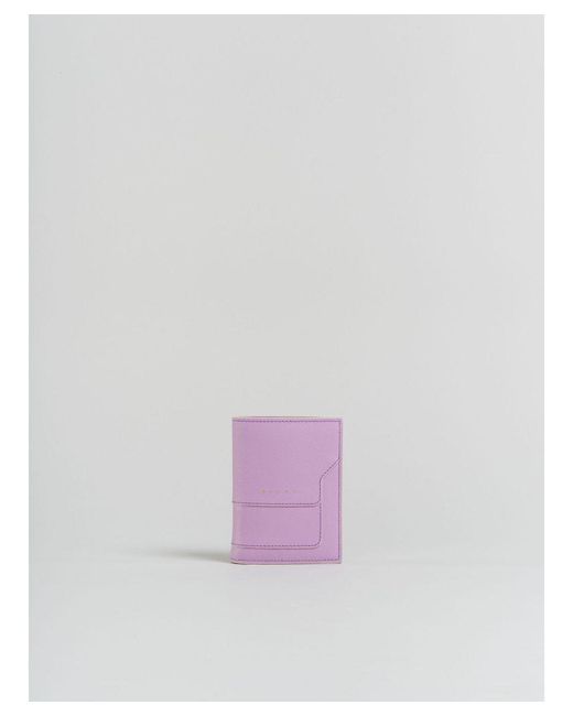 Marni Purple Logo Wallet