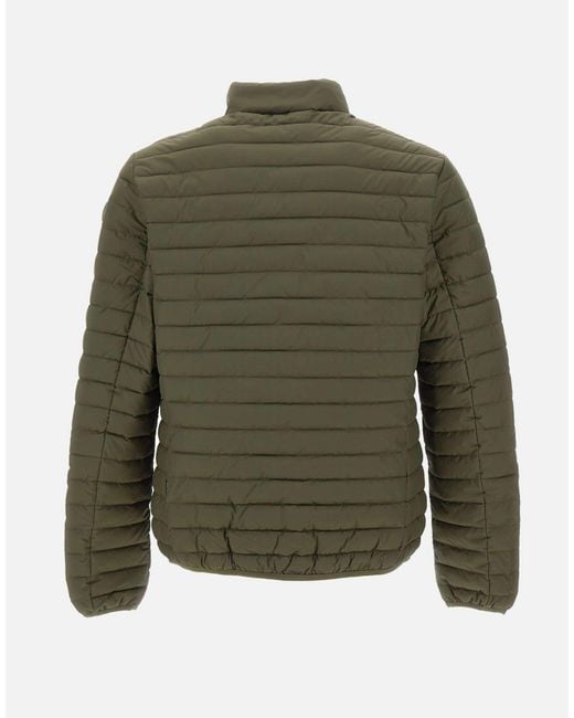 Save The Duck Green Erion Quilted Down Jacket for men