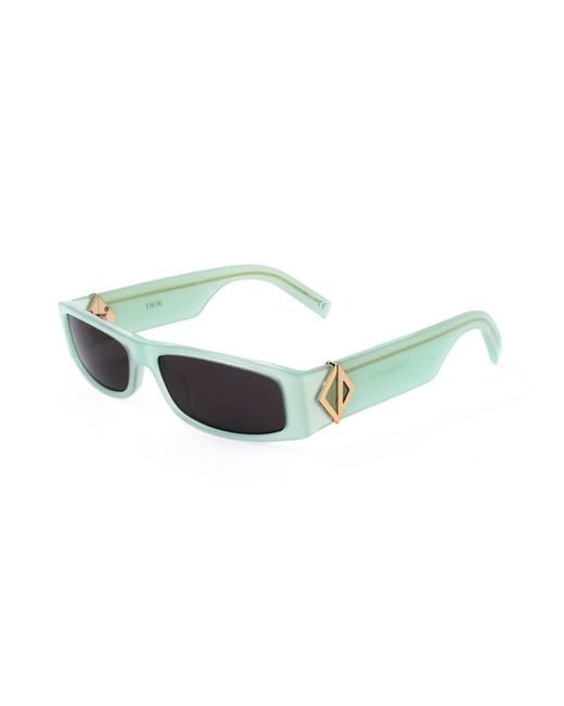 Dior White Rectangular Sunglasses for men