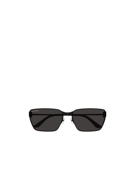 Balenciaga Black Eyewear Geometric Frame Sunglasses for men