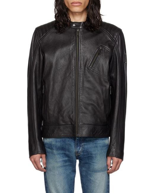 Belstaff Black V Racer 2.0 Biker Jacket for men