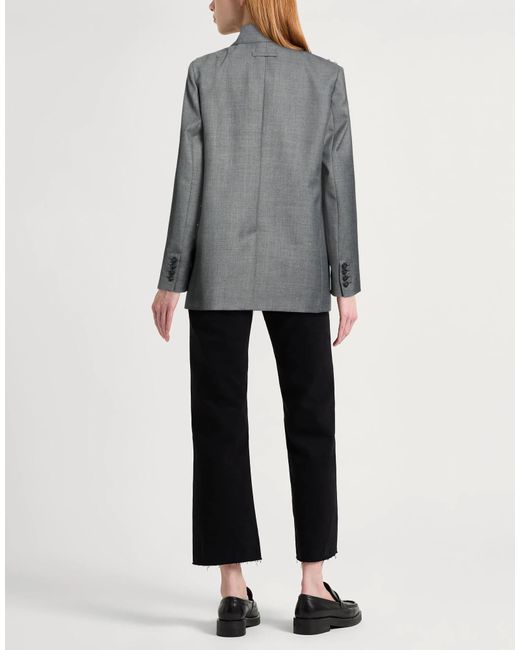 MAX&Co. Gray Single-Breasted Blazer