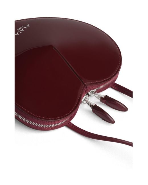 Alaïa White Alaïa Le Coeur Mini Heart Crossbody Bag