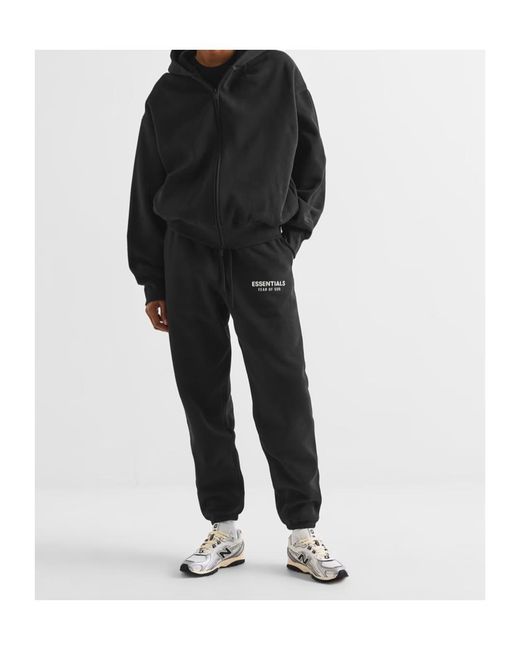 Fear Of God Black Logo Drawstring Sweatpants